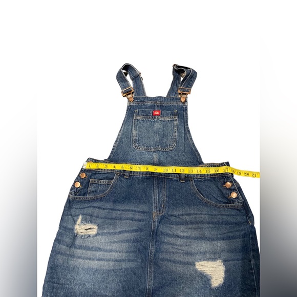 Dickies Women’s Distressed Skirt Overalls, XL - Picture 11 of 11